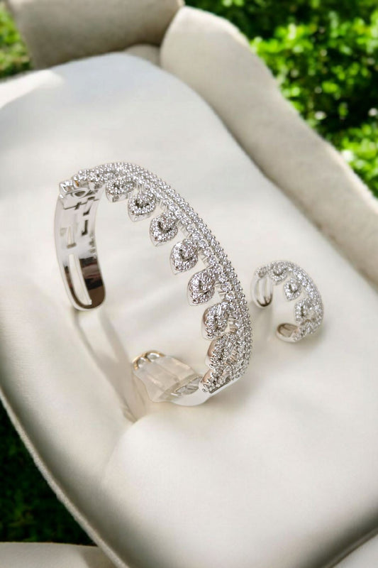 Atifa cuff and ring