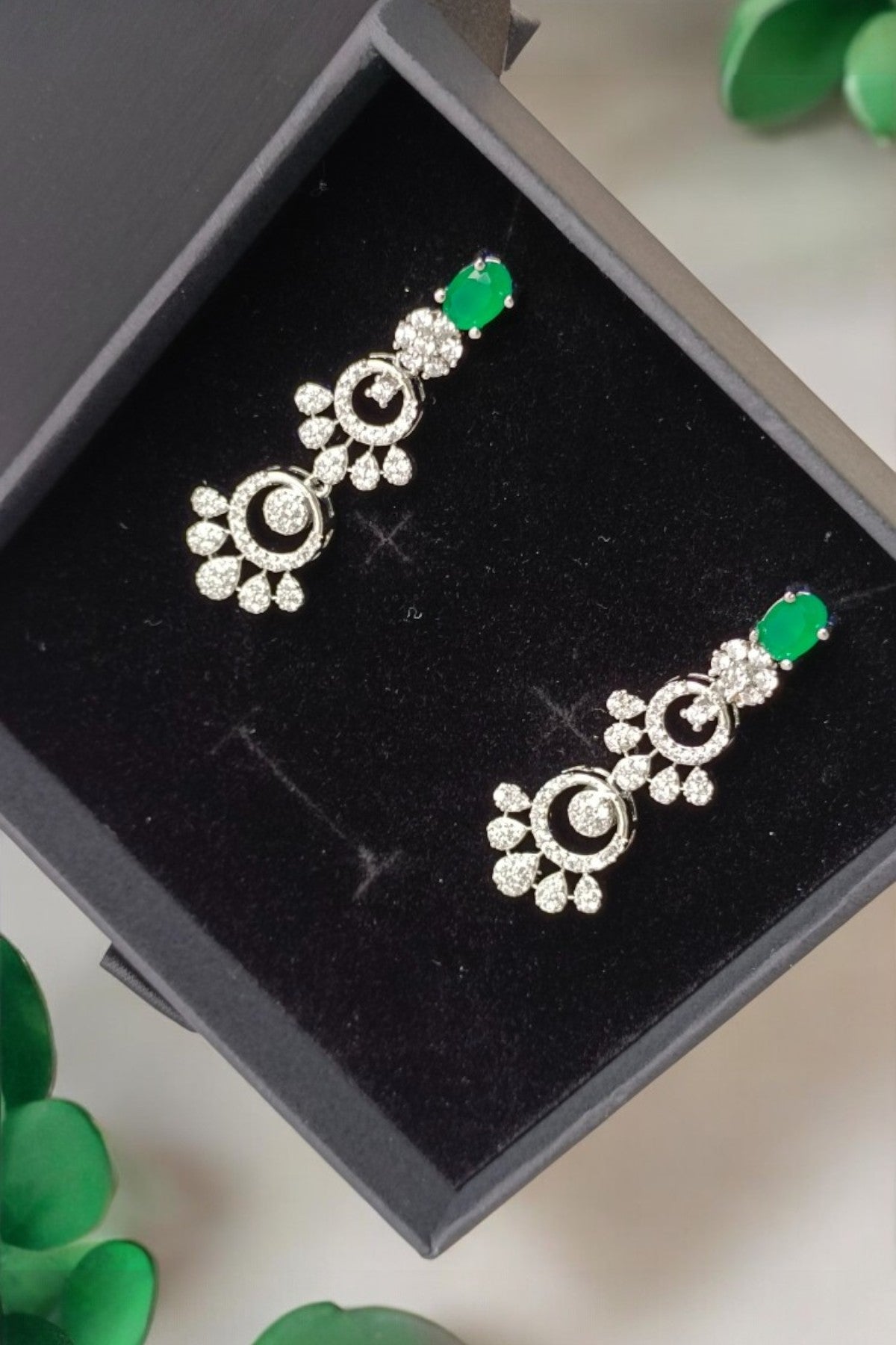 Emma Silver Victorian Earrings