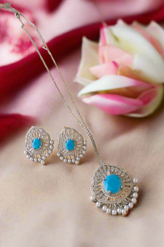 Firoza pendant set