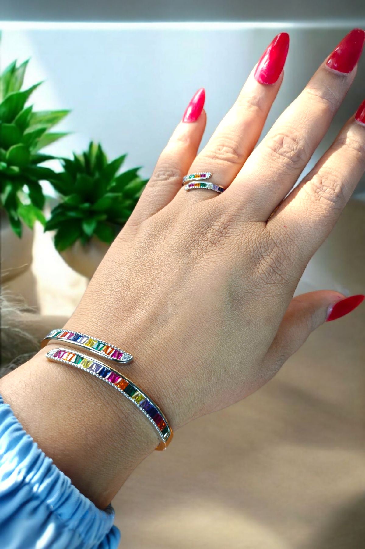 Amel Multicolor Bracelet with ring