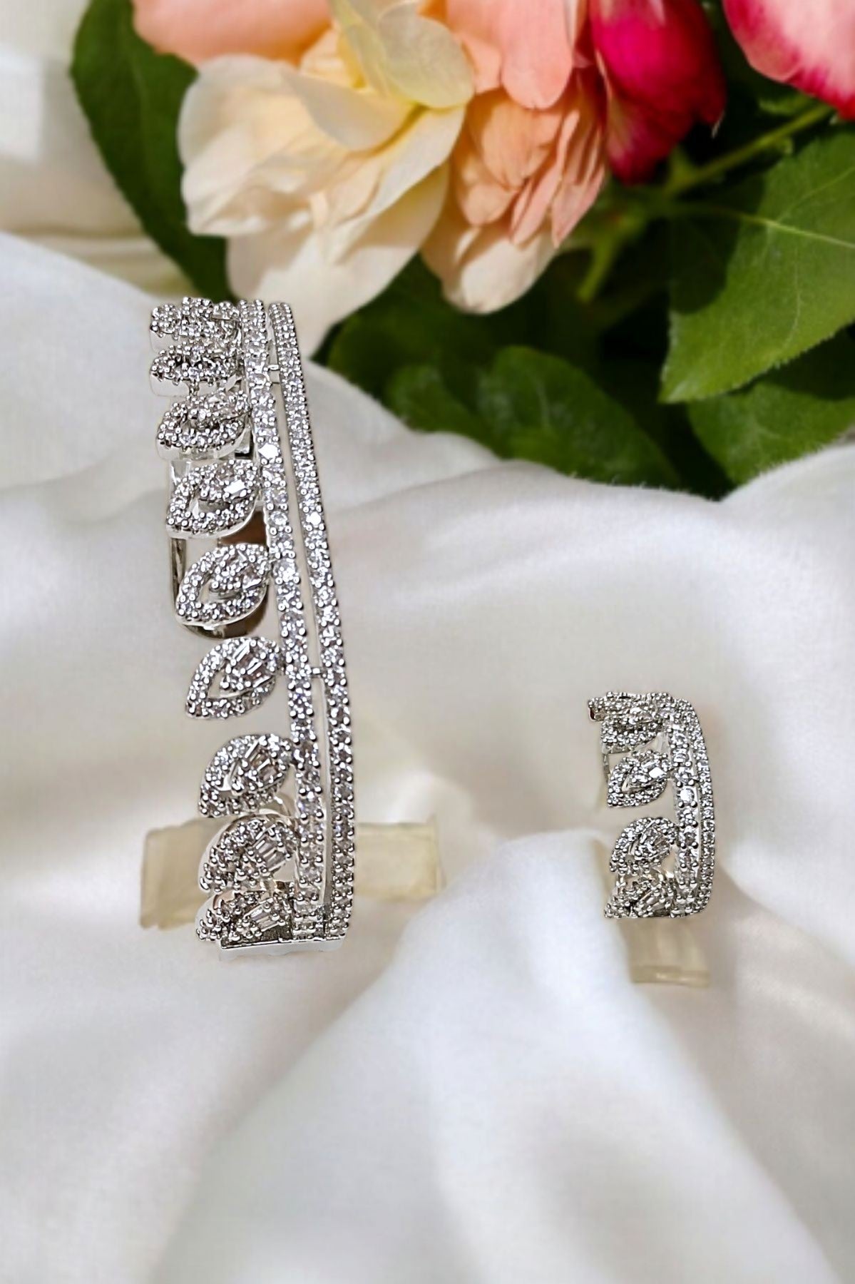 Atifa Cuff Bracelet and ring