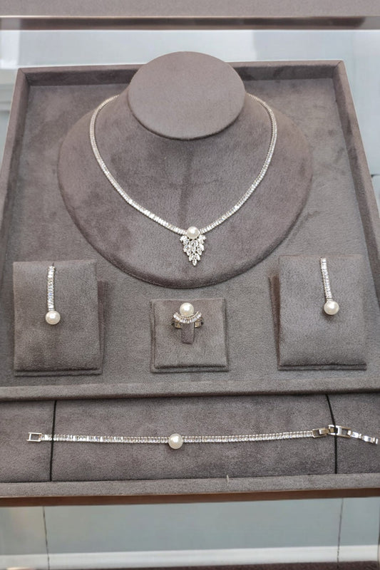 Grace American Diamonds Jewelry Set
