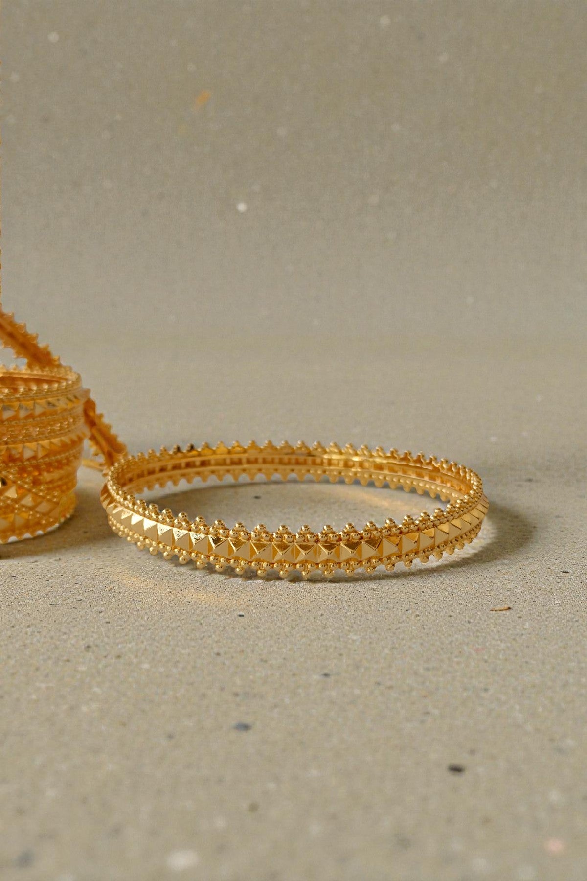 Ayesha Golden Bangles Set