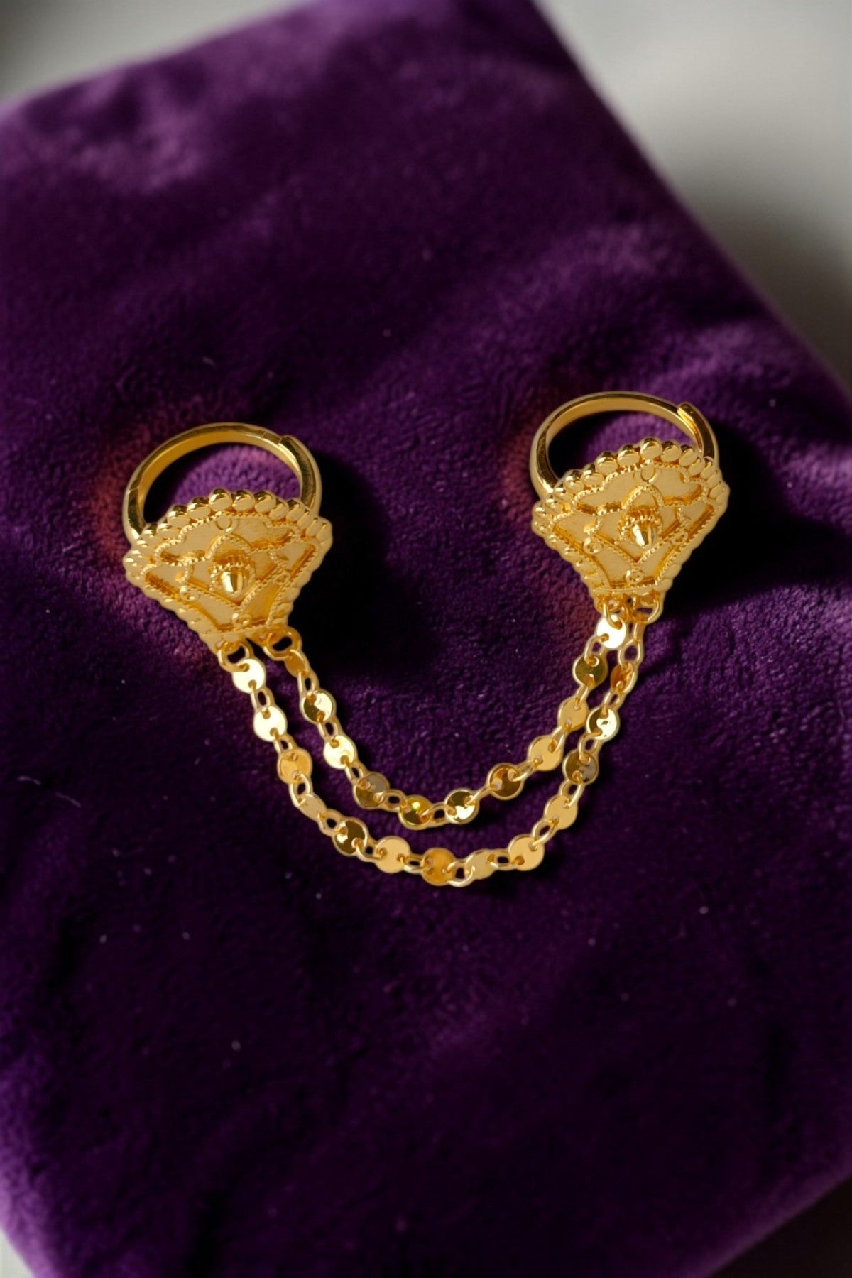Ruqayya Adjustable Double Ring