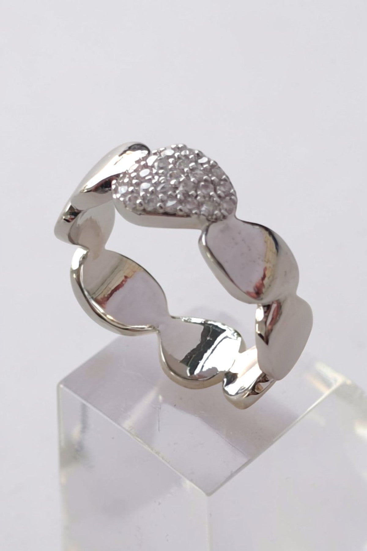 Fajr adjustable ring in silver