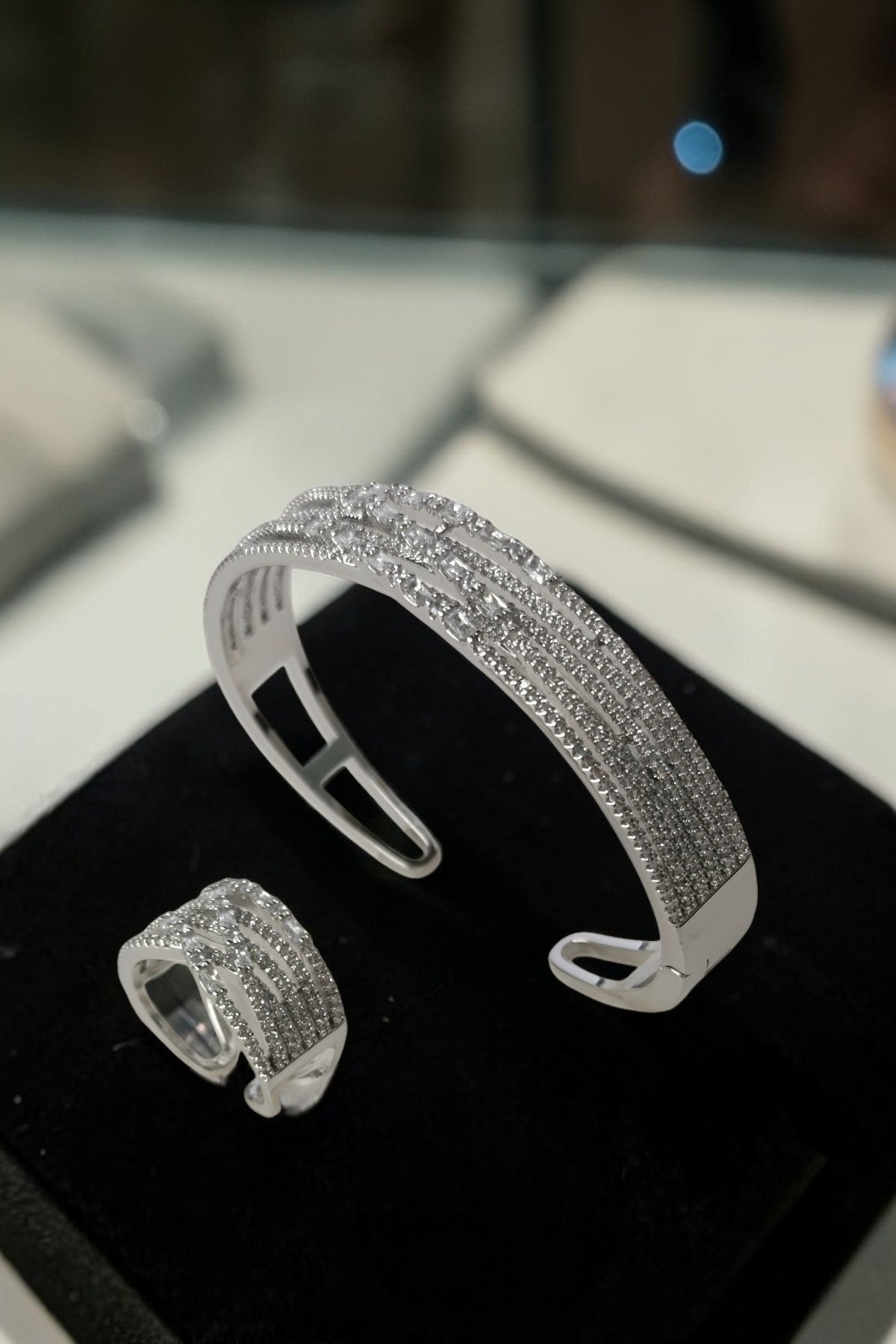 Mariha cuff and ring set