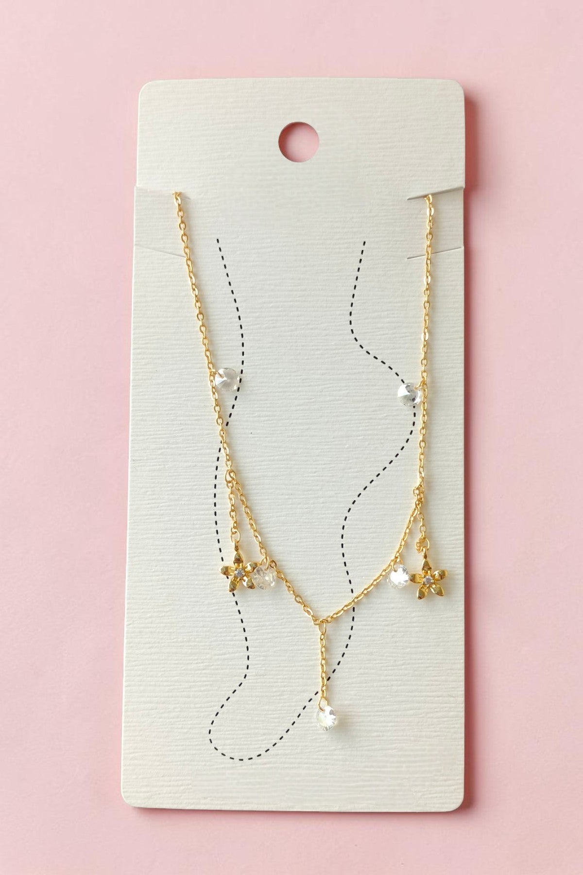 Maitha Minimal Anklet in golden
