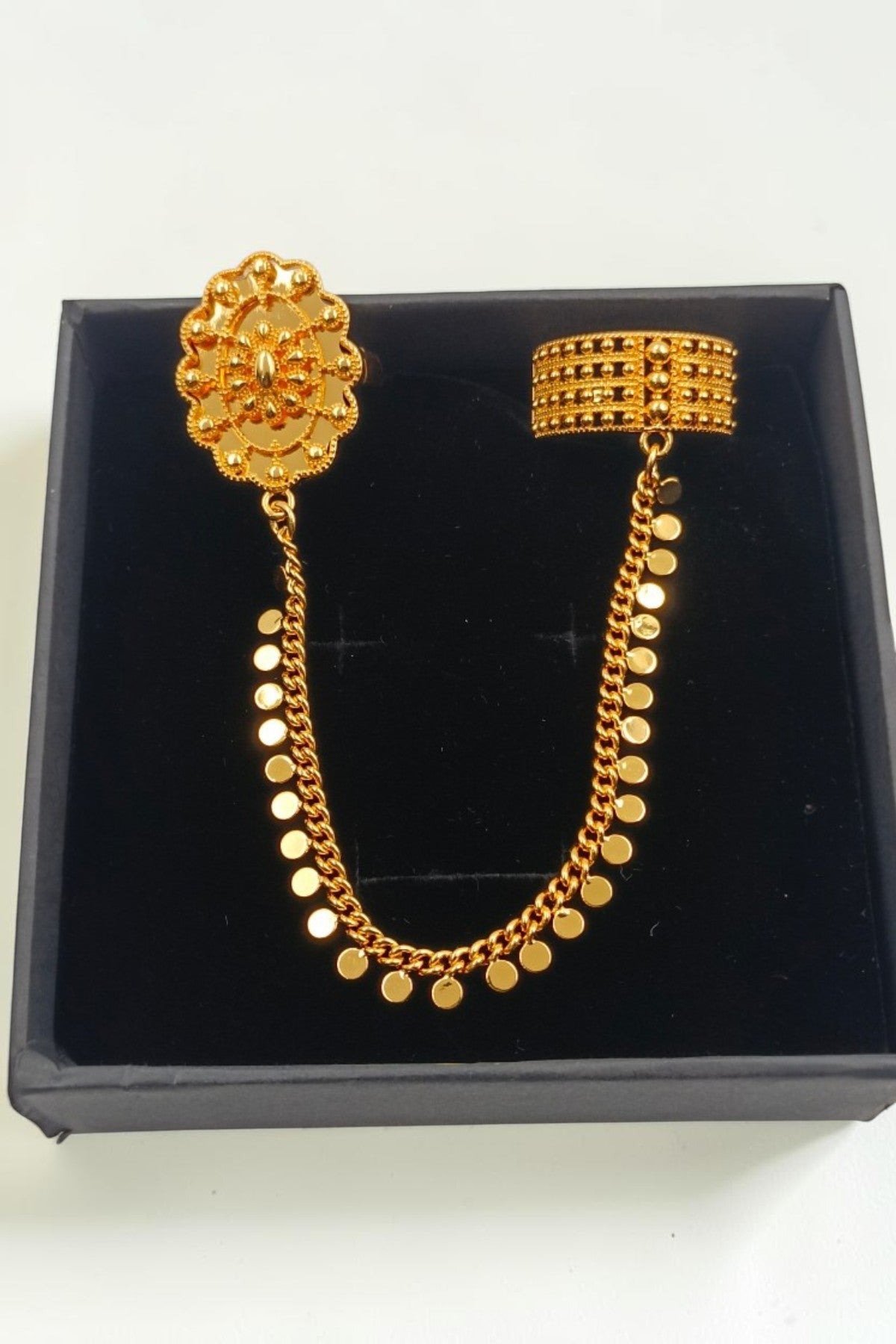Rumaisa Adjustable Double Ring