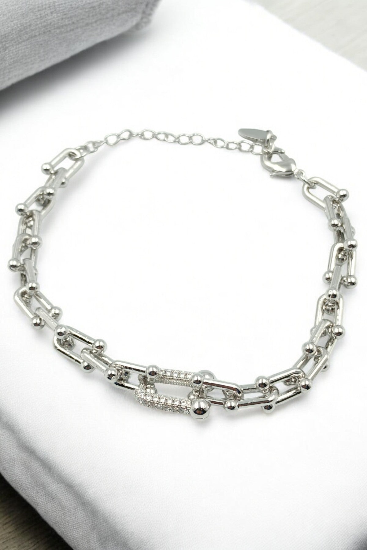 Silver Looped Bracelet