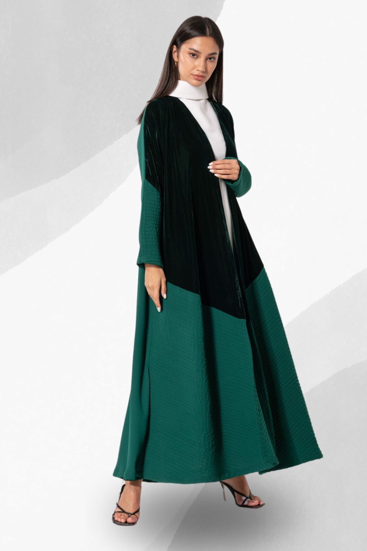 Velvet Bisht Abaya For Women