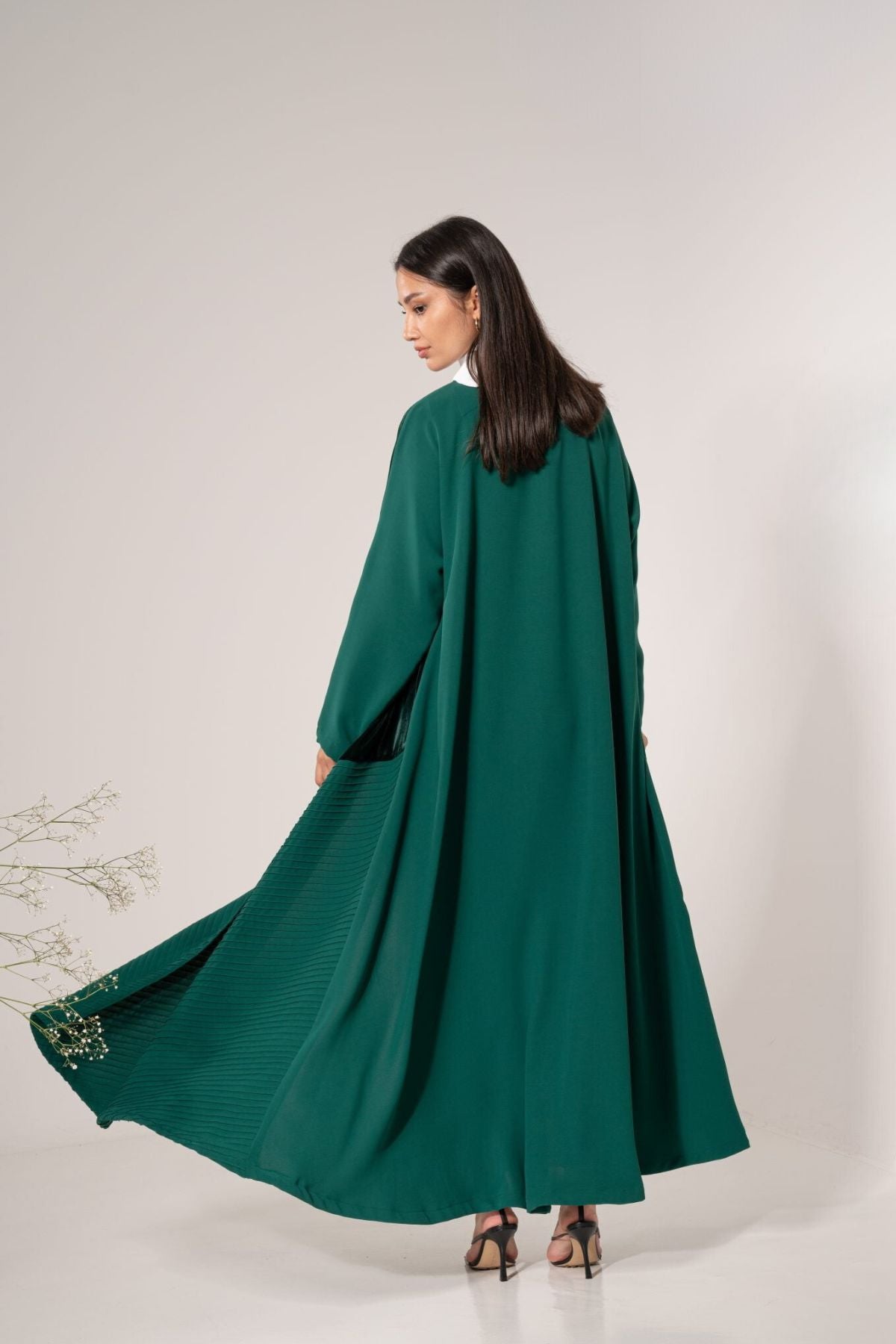 Velvet Bisht Abaya for Women