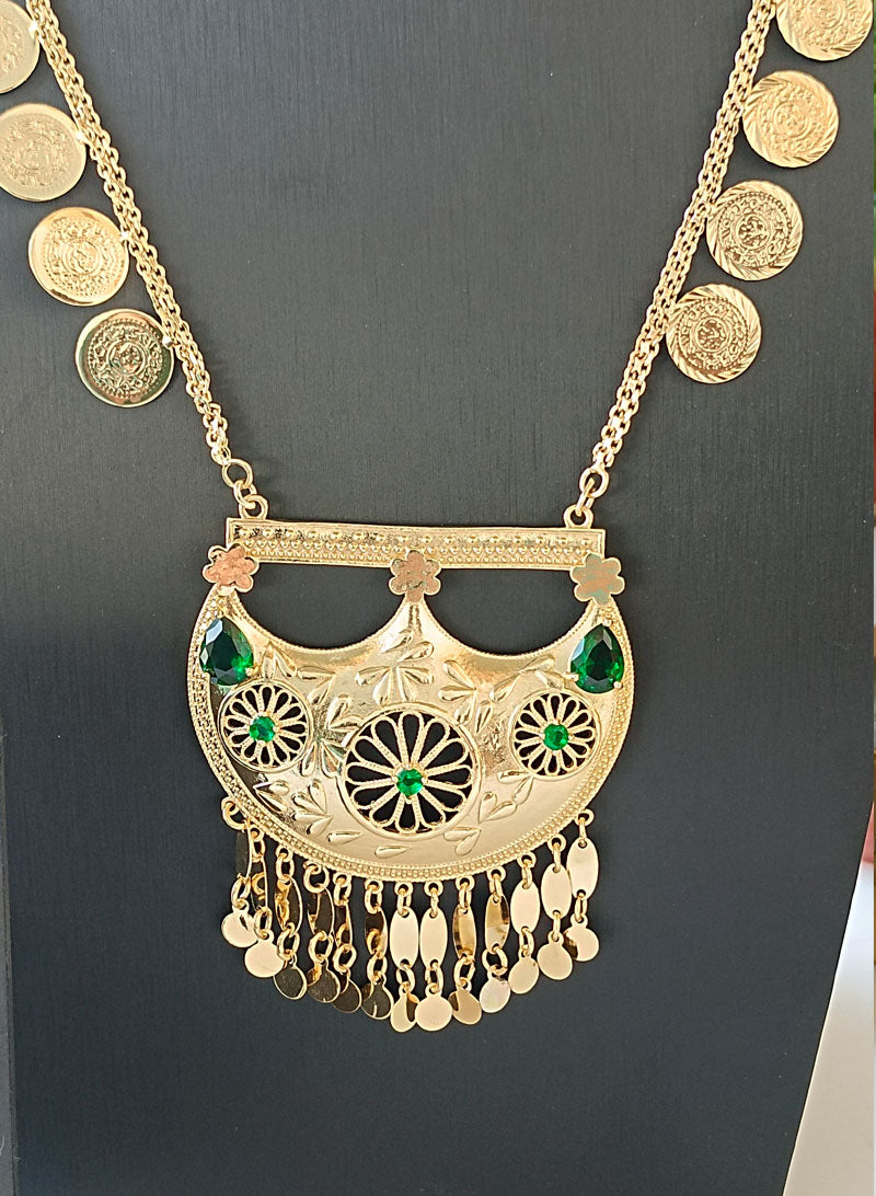 Golden Hana Pendant set