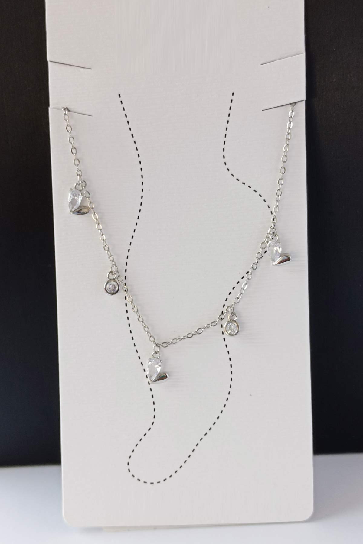 Hana Minimal Anklet in silver