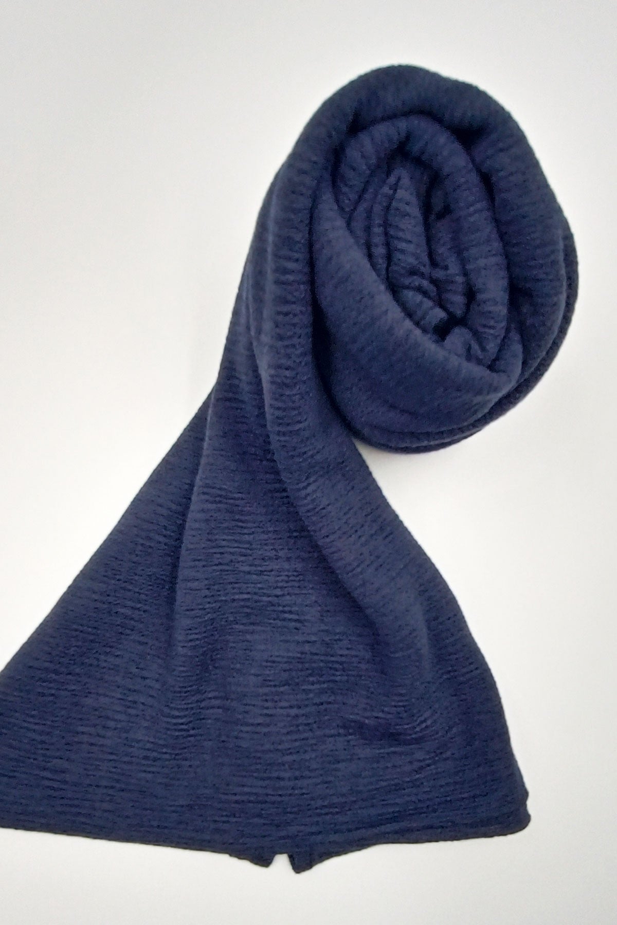 Premium women's Stretchable Navy Blue Jersey Hijab