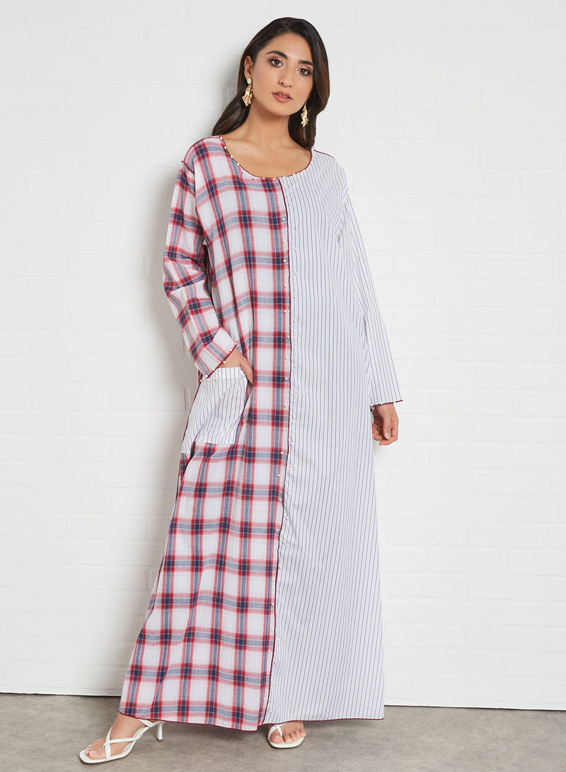 Cotton Maxi Dress with Pocket for Women Noor Zara