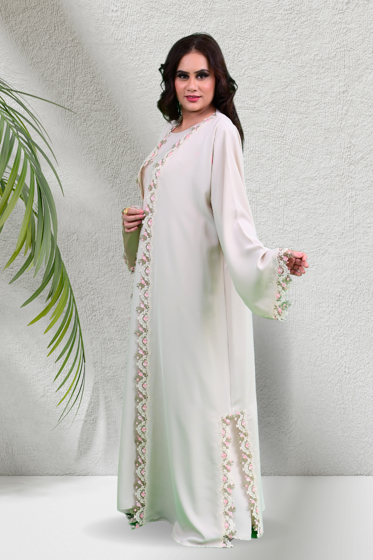 Floral Applique Abaya