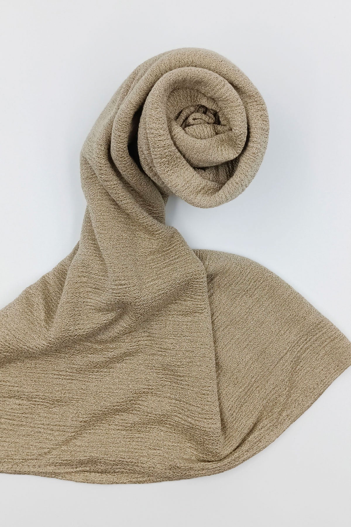 Premium Stretchable Jersey Hijab - Golden
