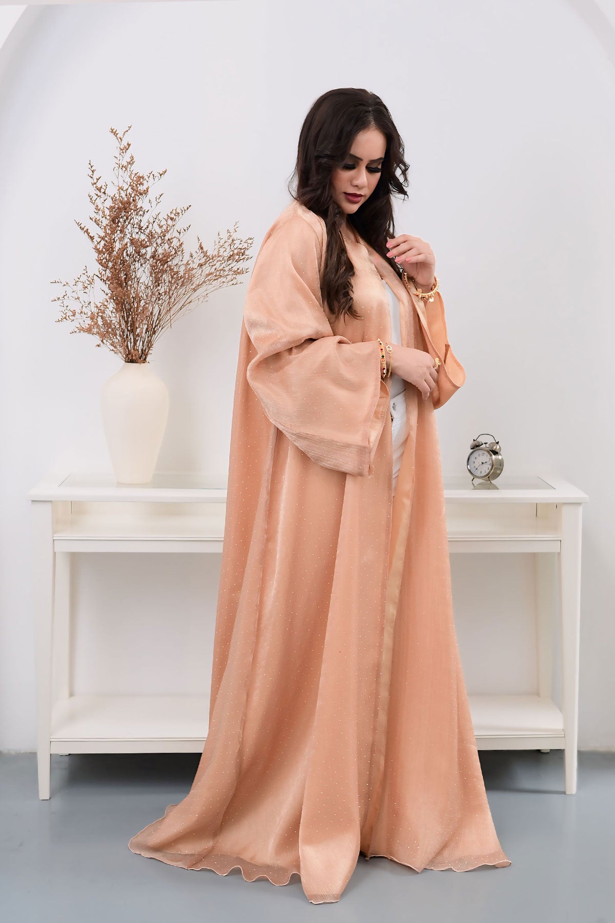 Umbrella Style Organza women's Abaya