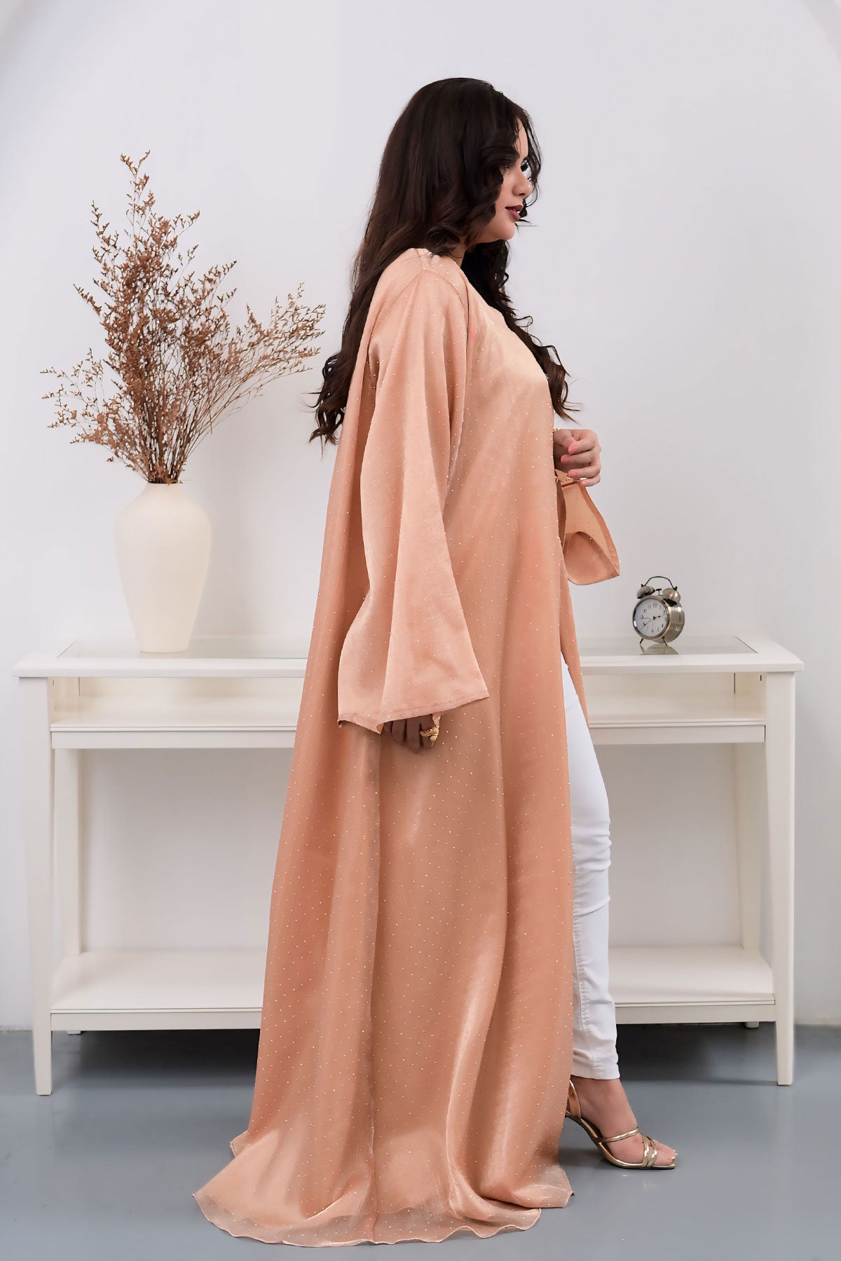 Umbrella Style Organza Abaya for women