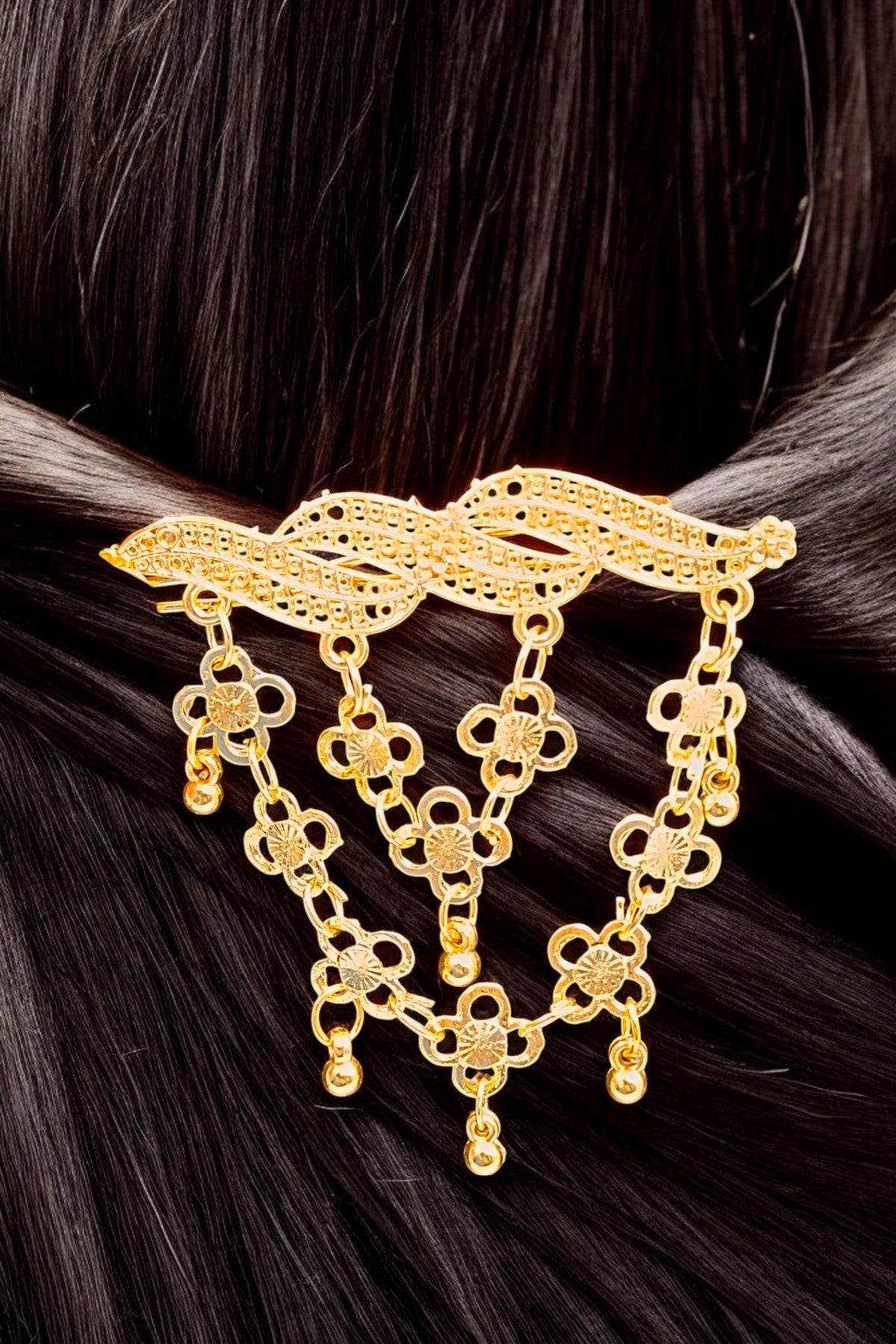 Golden Mai Hair Pins at hair