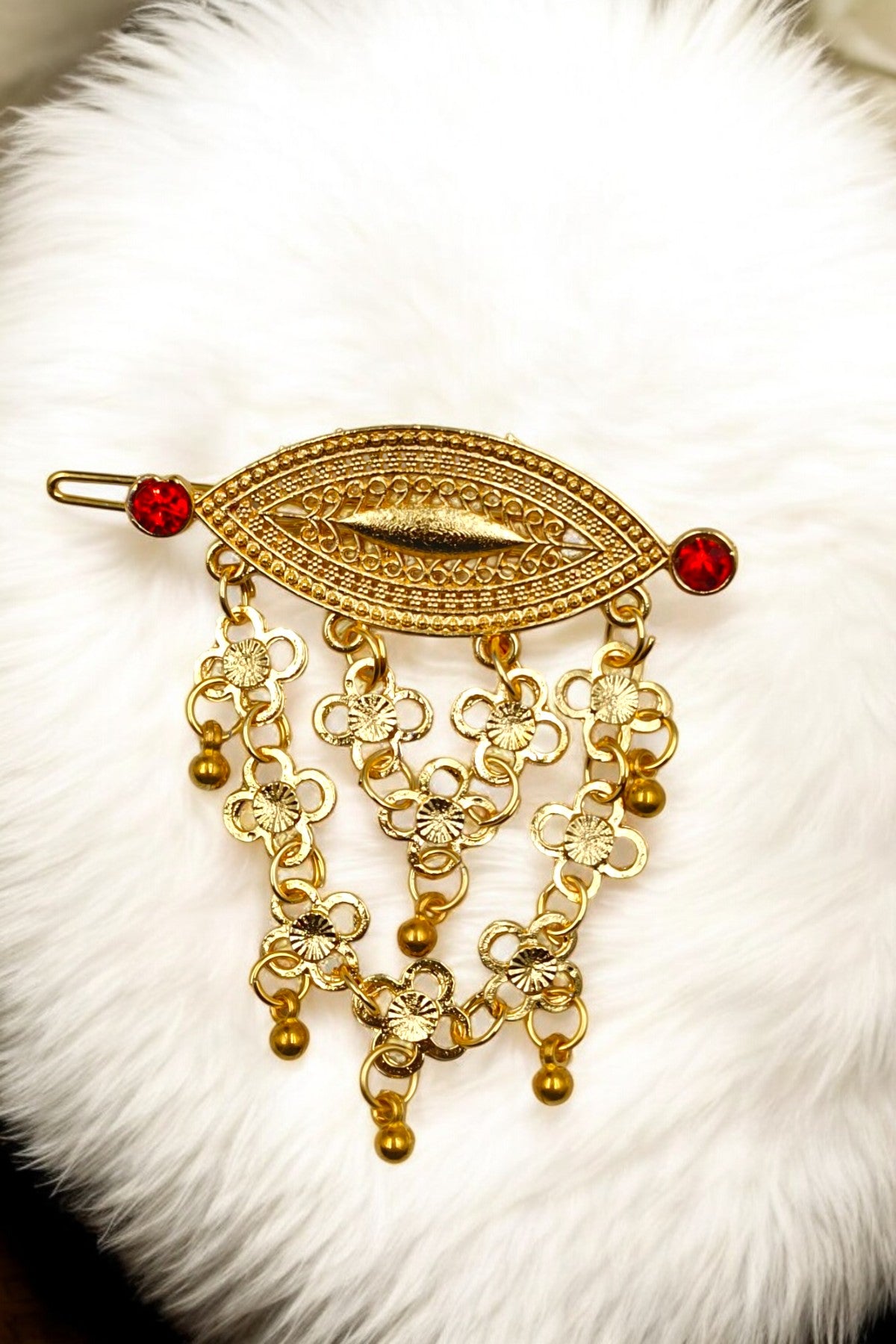 Golden Ahmer Hair Pins single piece