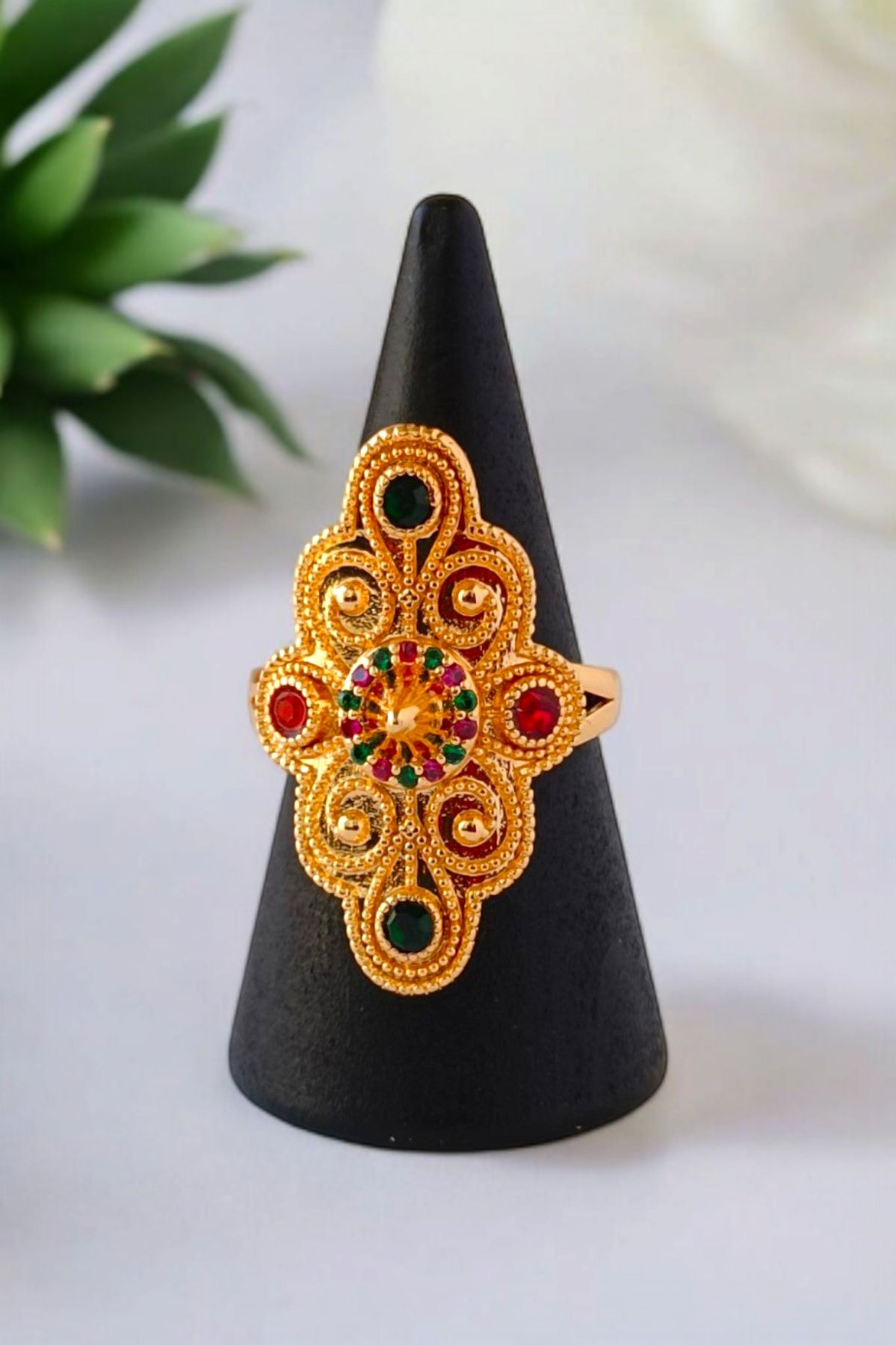 Golden Red ring