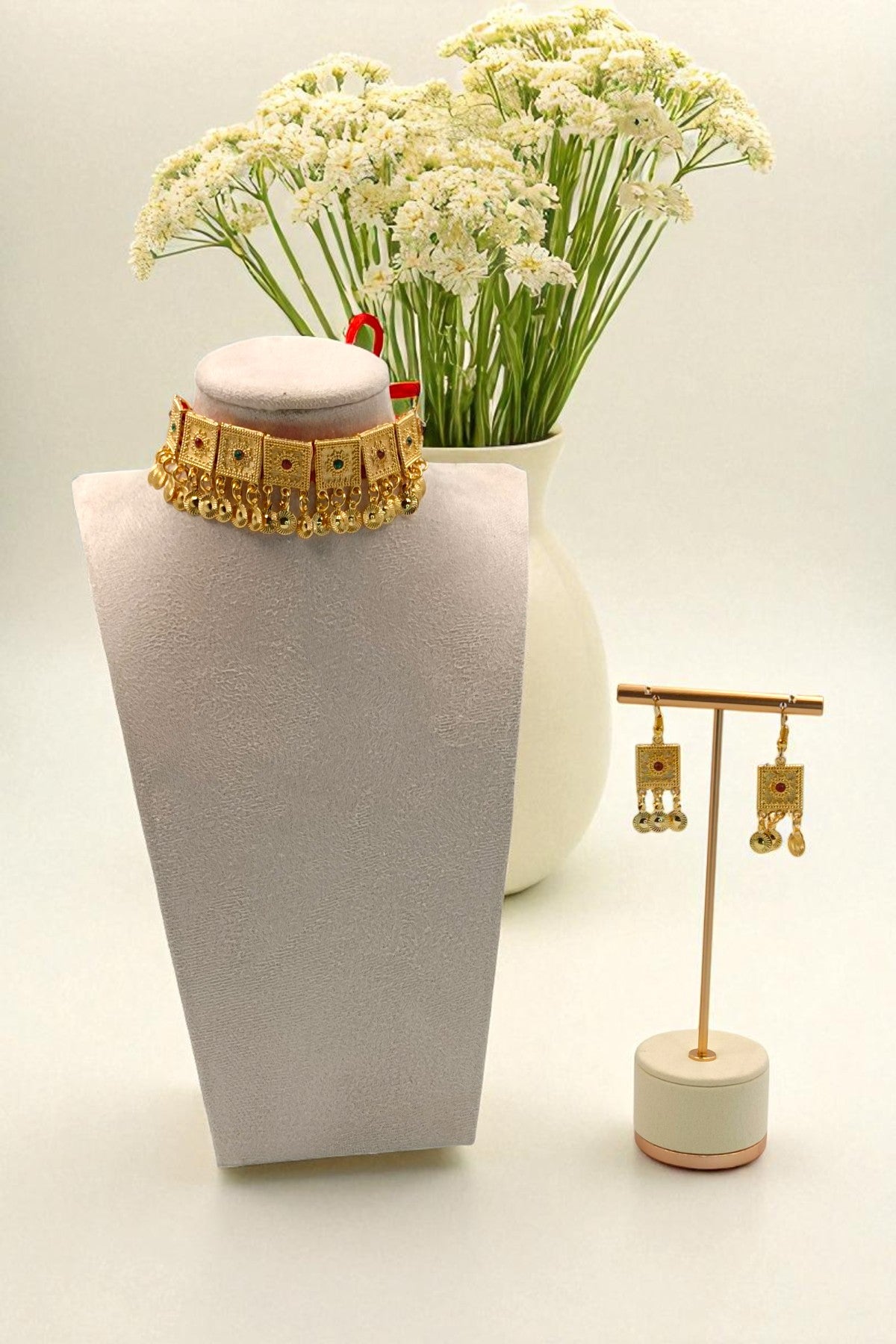 Dina Khannaka Set with Earrings