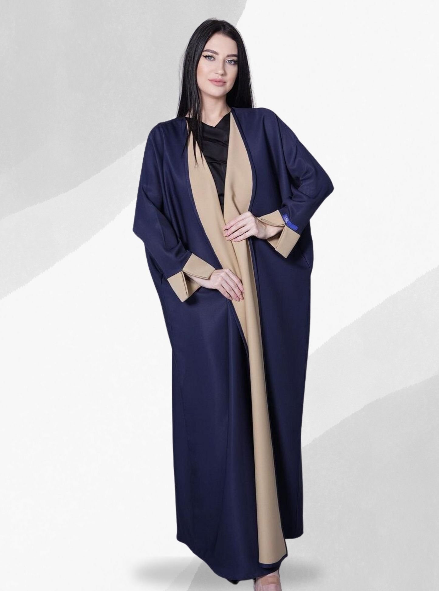 front open abaya