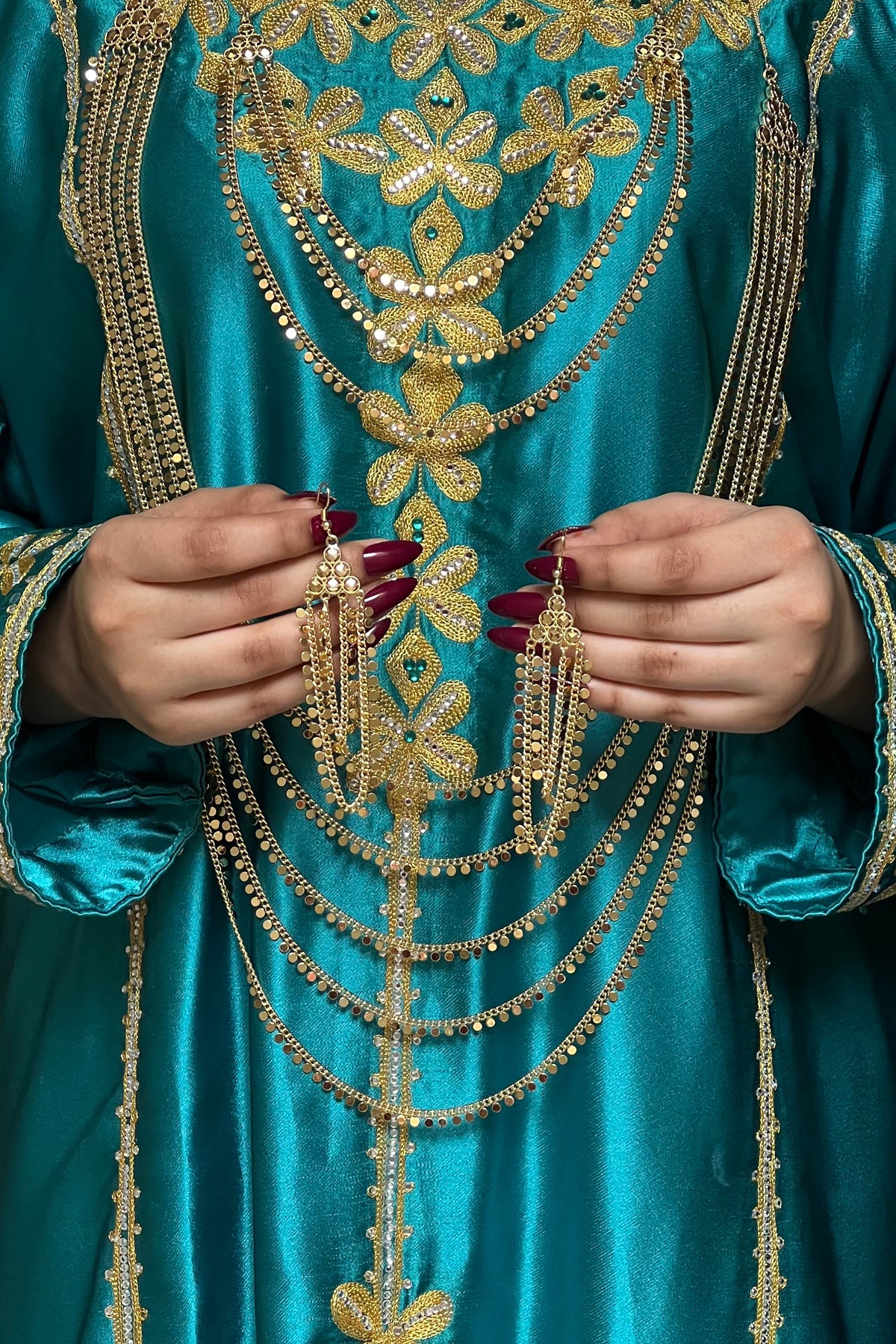 Casual Fashion Long Necklaces Ruhi Multilayered Long Necklace