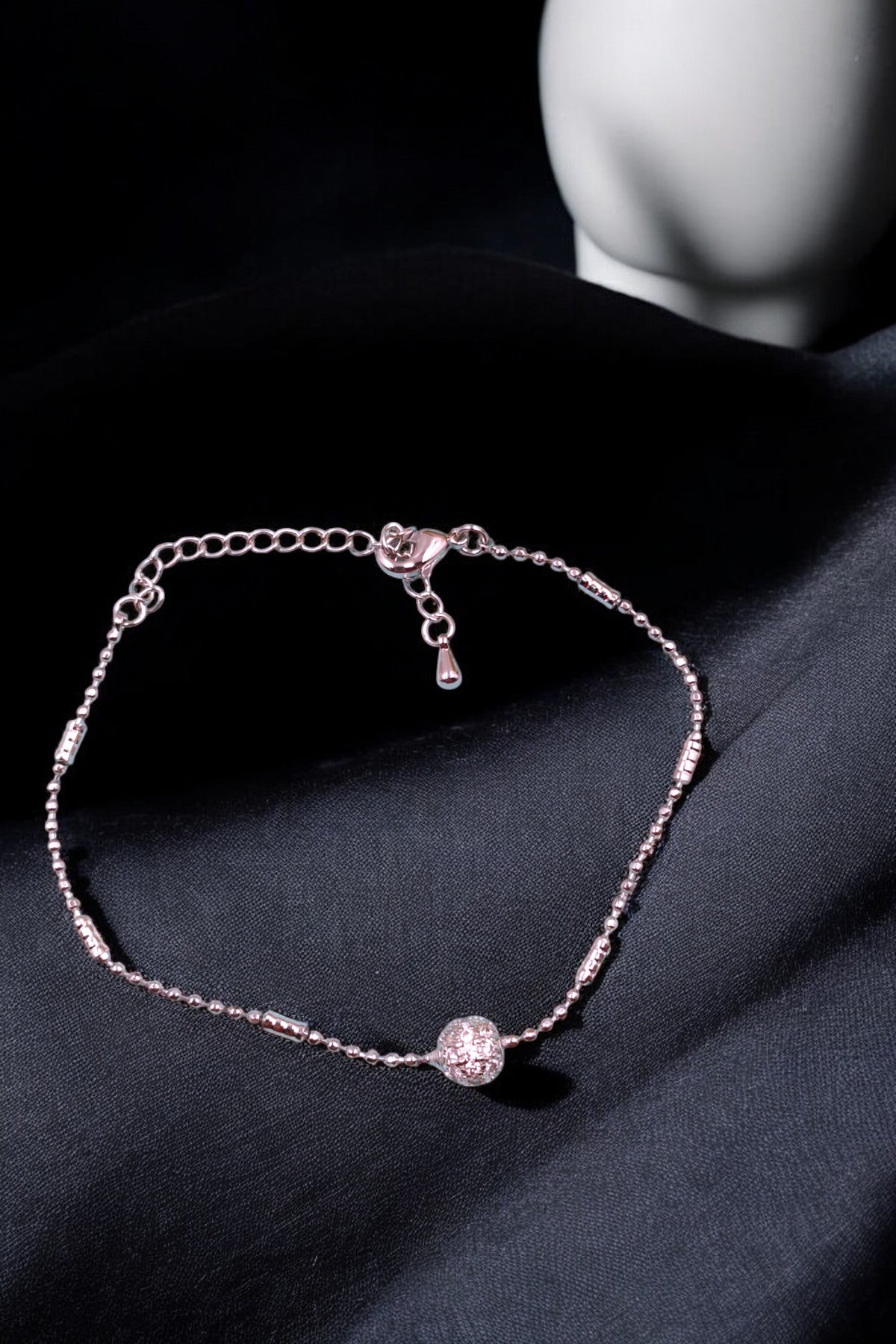 Naila Silver Ball Bracelet