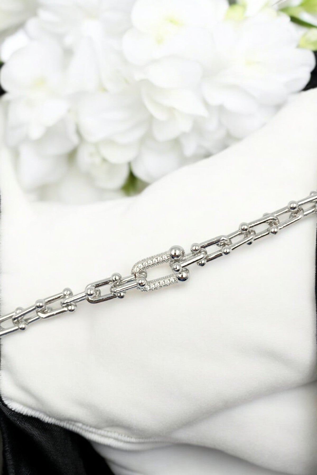 Silver Looped Bracelet for women