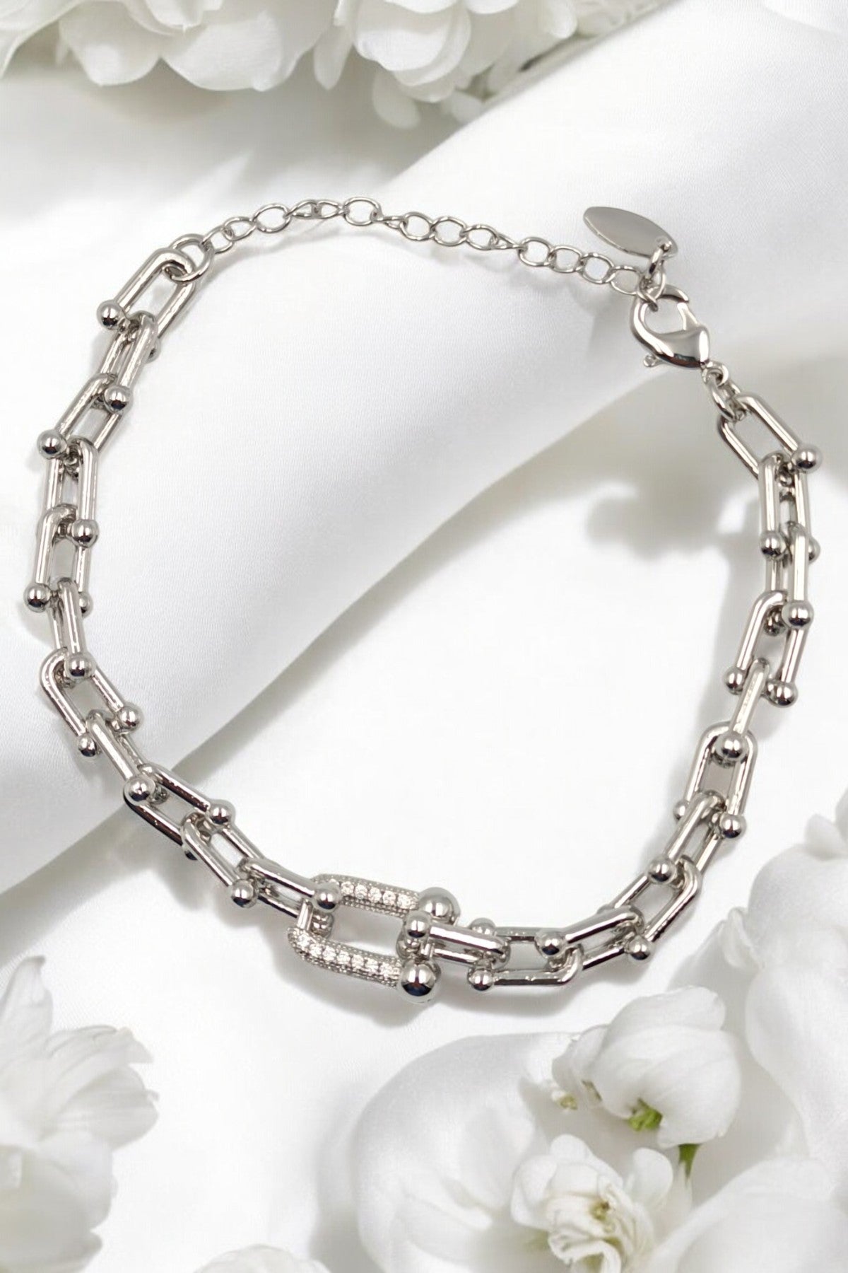 Silver Looped Bracelet