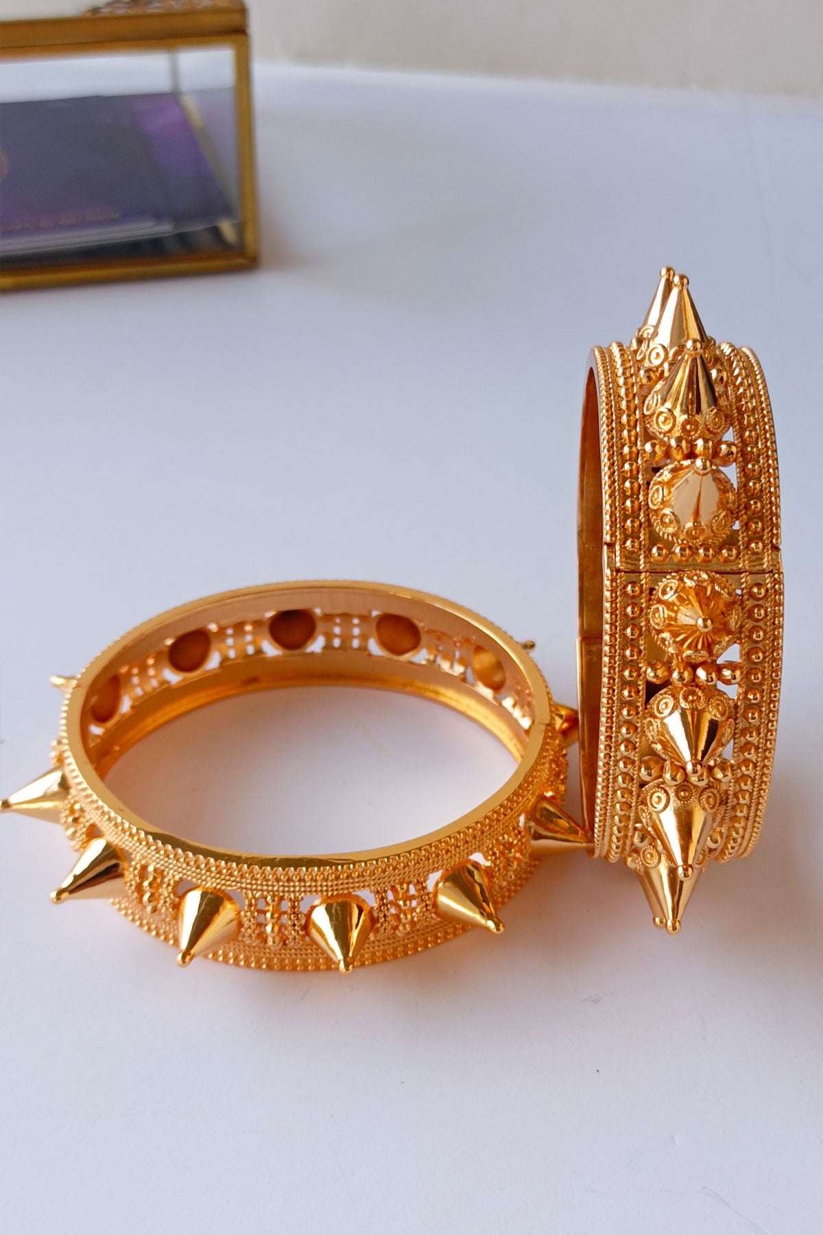 Yasmin Golden Bangles set