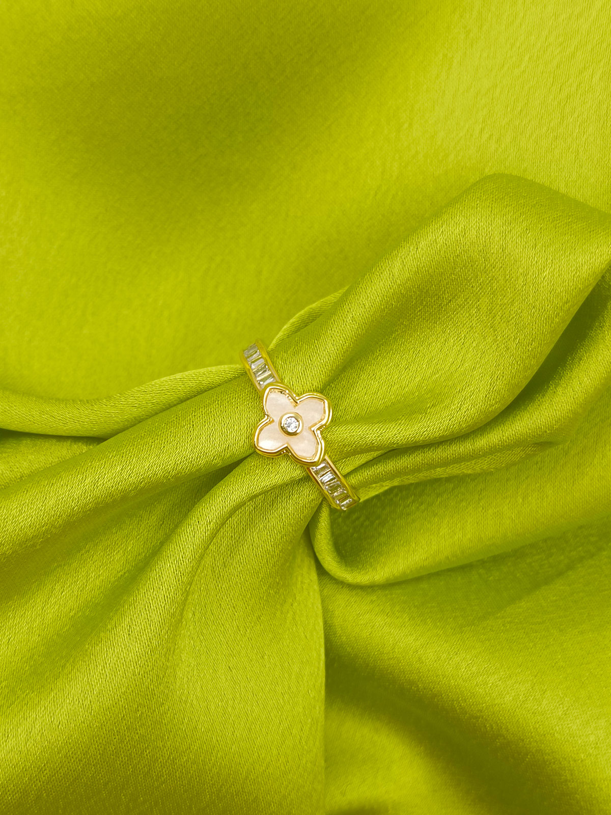 Golden Bloom Adjustable ring