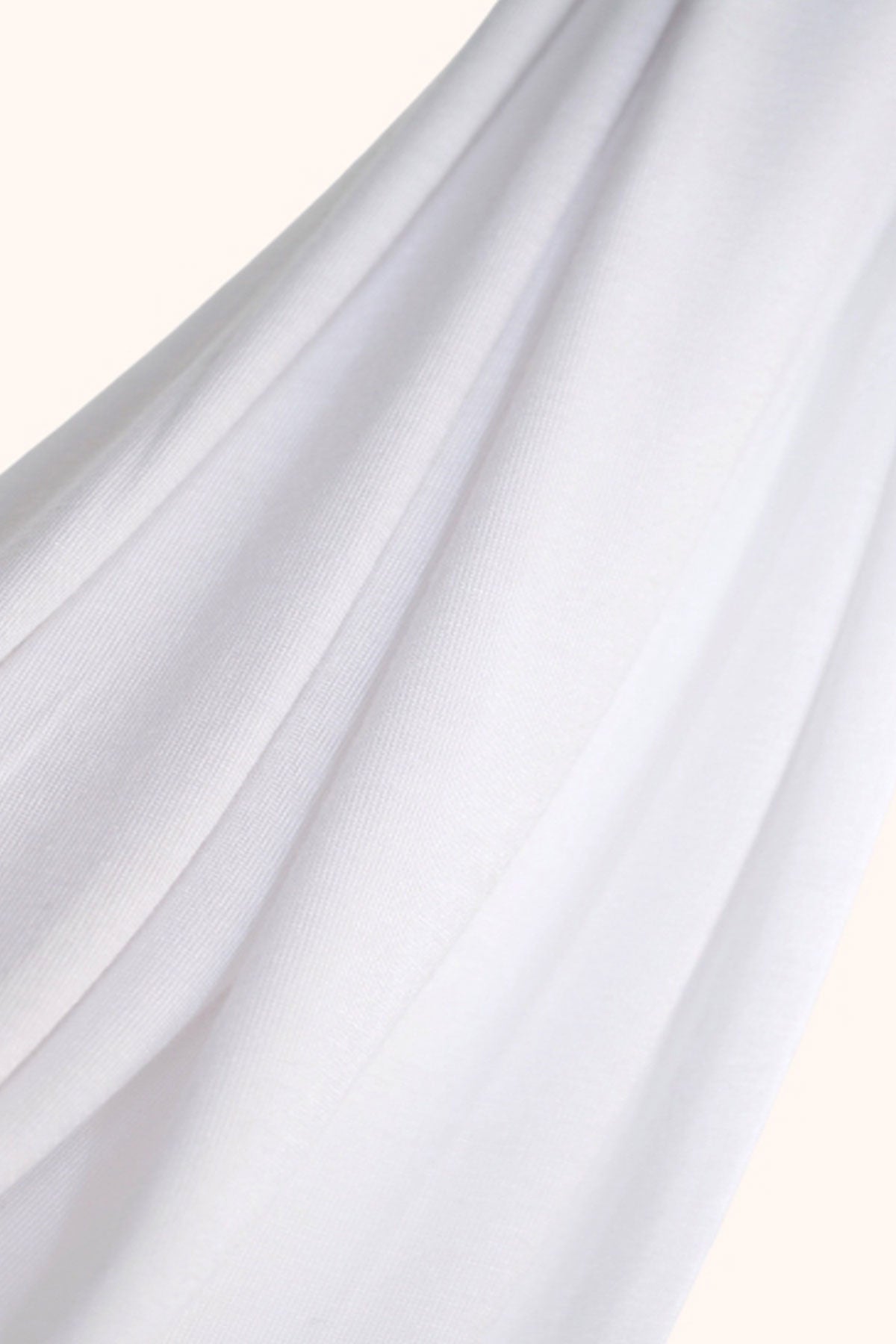 Premium white Jersey Hijab