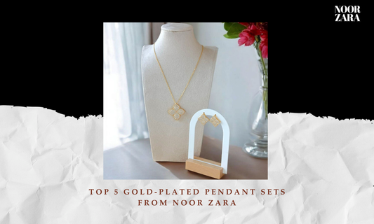 Best Gold-Plated Pendant Sets from Noor Zara