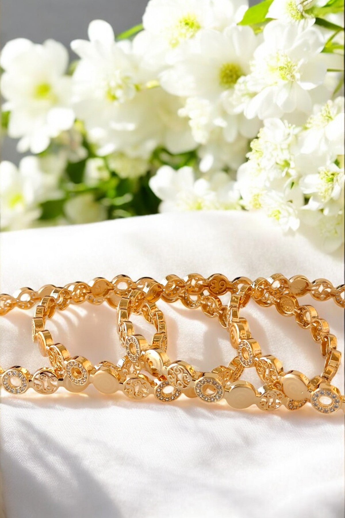 Farah Zircon studded Bangles