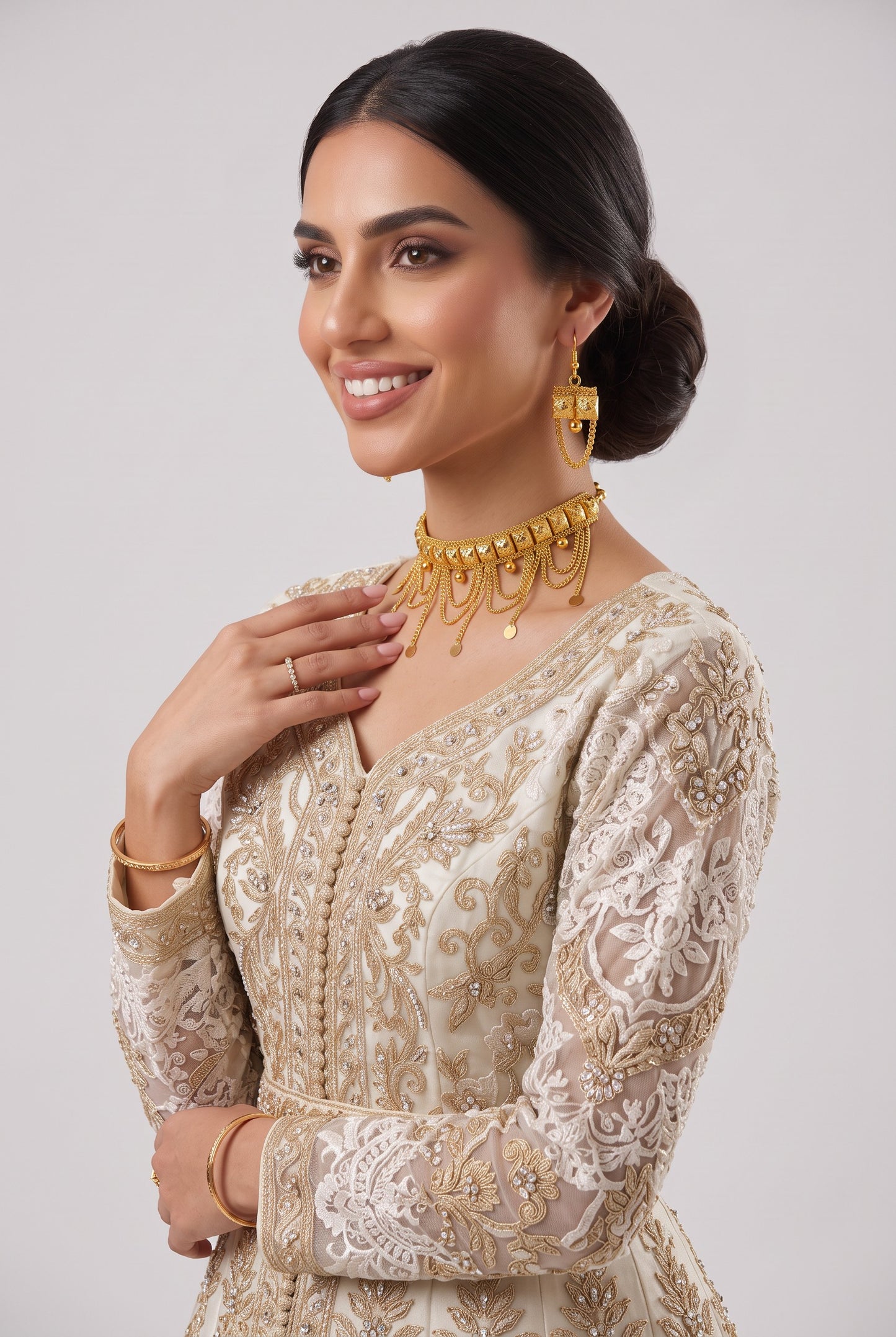 Lubna Murtasha Set – Traditional Statement Necklace Set