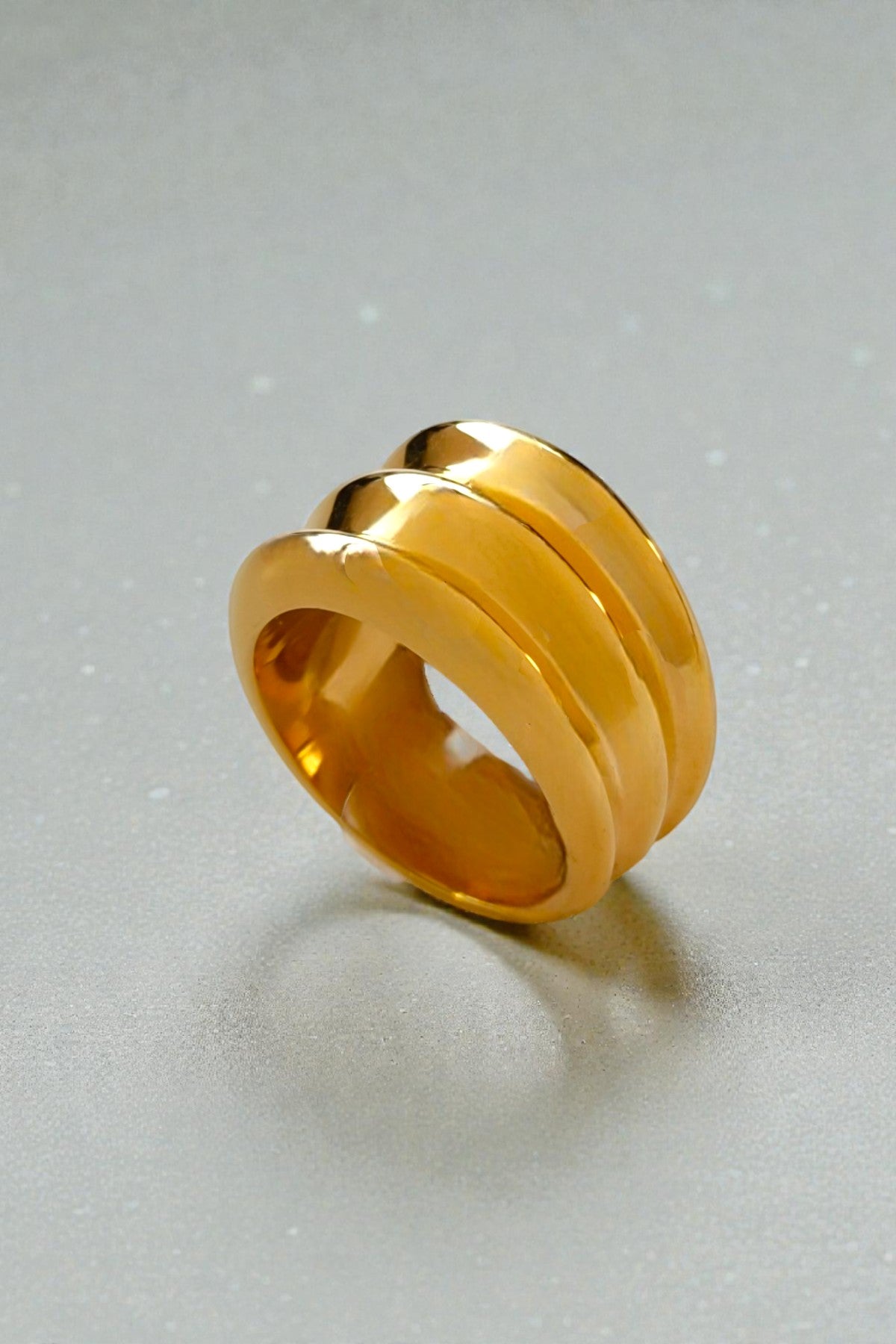 Plain 18k Gold plated Ring