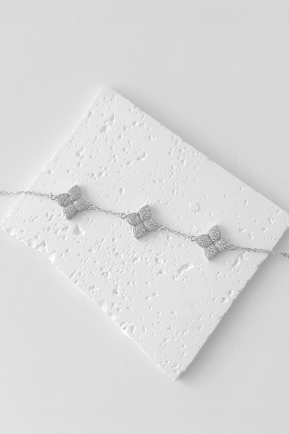 Najat Zircon Bracelet in Silver