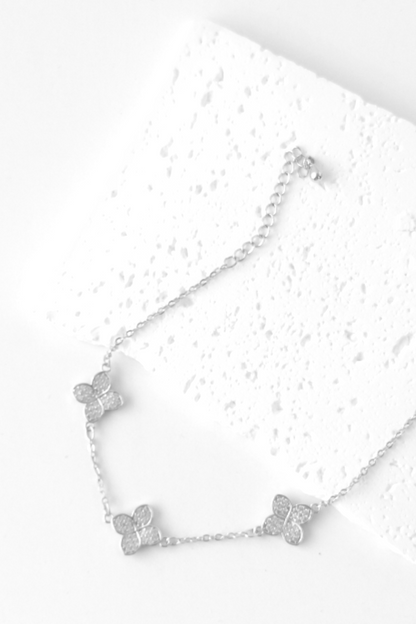 Hayat Zircon Bracelet in Silver