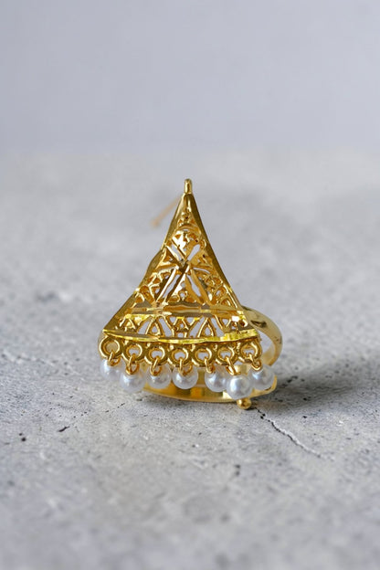 Sahar Golden resizable ring