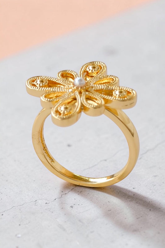 Raghd Golden resizable ring