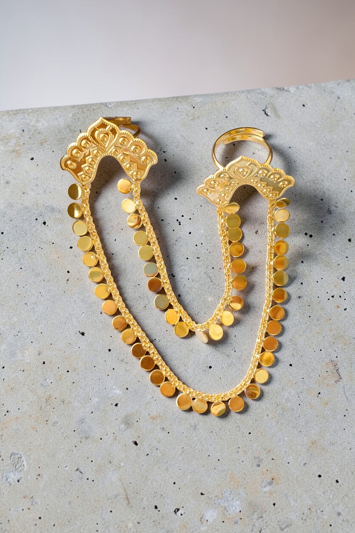 Kamila Adjustable Double Ring