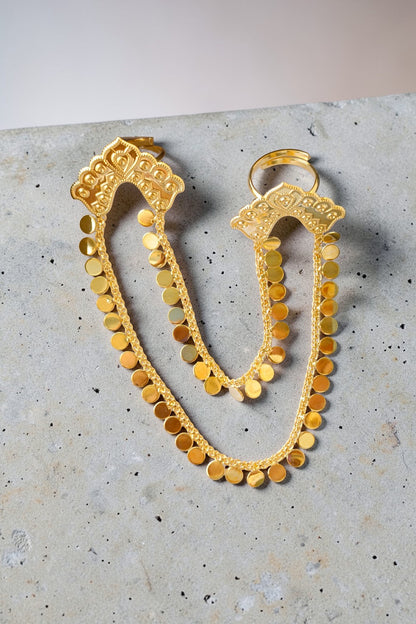 Kamila Adjustable Double Ring