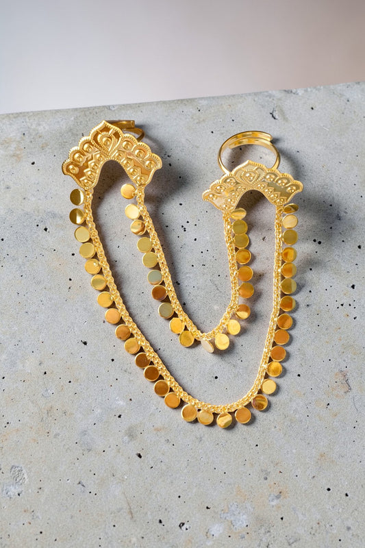 Kamila Adjustable Double Ring