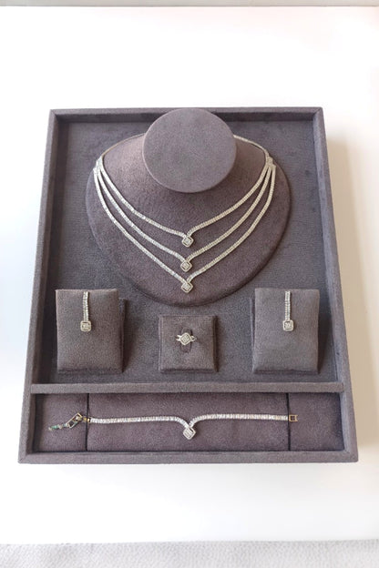 Grace American Diamonds Jewelry Set