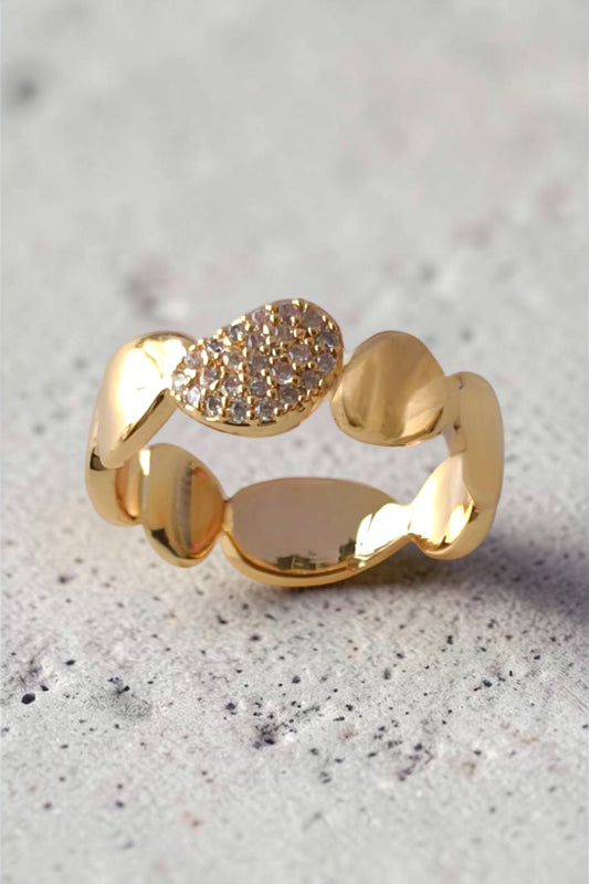 Fajr adjustable ring in golden
