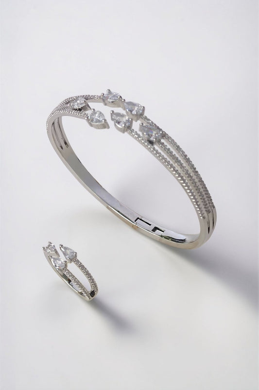 Areej cuff and ring set