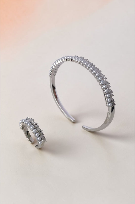 Atika cuff and ring set